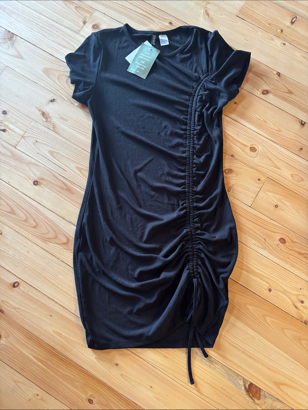 BNWT black ribbed dress